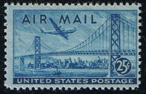 # C36 (1947) Boeing B-377 Stratocruiser, Wet Print - Sgl, FVF, MNH