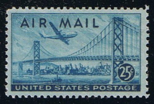 # C36 (1947) Boeing B-377 Stratocruiser, Wet Print - Sgl, MNH