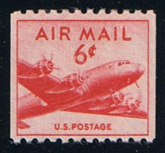 # C41 (1949) DC-4 Skymaster - Coil sgl, MNH