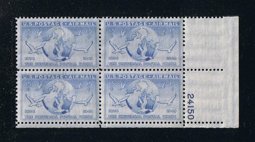 # C43 (1949) UPU Issue - PB, LR #24150, MNH