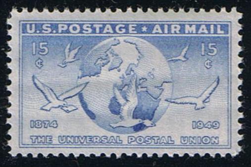 # C43 (1949) UPU Issue - Sgl, MNH