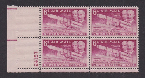 # C45 (1949) Wright Brothers - PB, LL #24157, XF MNH
