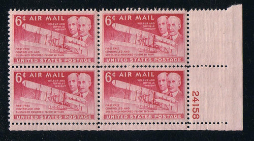 # C45 (1949) Wright Bros Airmail - PB, LR #24158, MNH