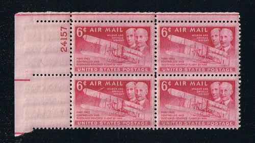 # C45 (1949) Wright Bros Airmail - PB, UL #24157, MNH