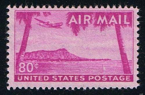 # C46 (1952) Diamond Head, Hawaii - Sgl, MLH