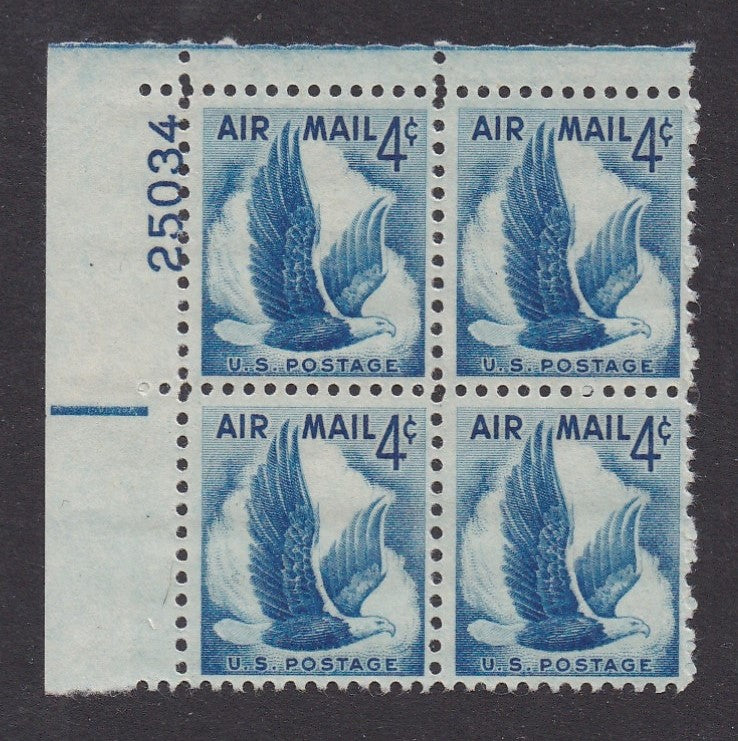 # C48 (1954) Blue Eagle - PB, UL #25034, MNH