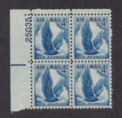 # C48 (1954) Blue Eagle - PB, UL #25035, MNH