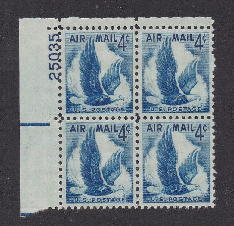 # C48 (1954) Blue Eagle - PB, UL #25035, MNH
