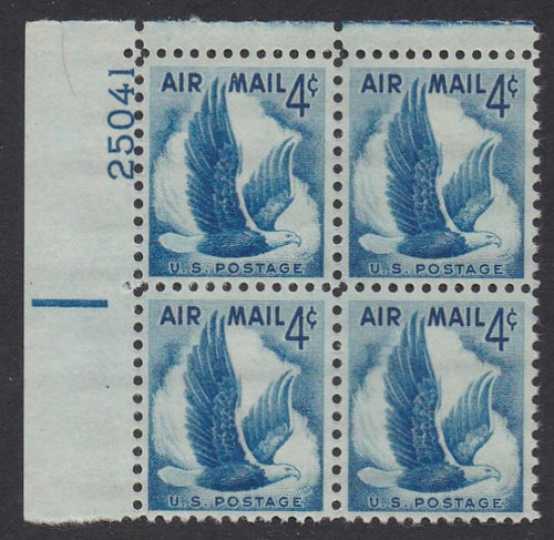 # C48 (1954) Blue Eagle - PB, UL #25041, VF/XF MNH [1]