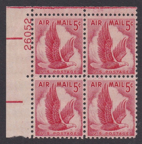 # C50 (1958) Red Eagle - PB, UL #26052, MNH
