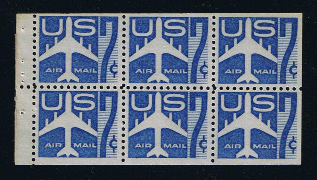 # C51a (1958) Jet Airliner - Bklt pane, VF/XF MNH
