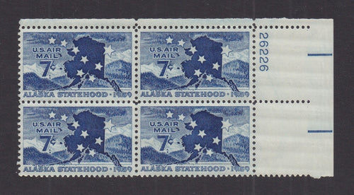 # C53 (1959) Alaska Statehood - PB, UR #26226, XF MNH