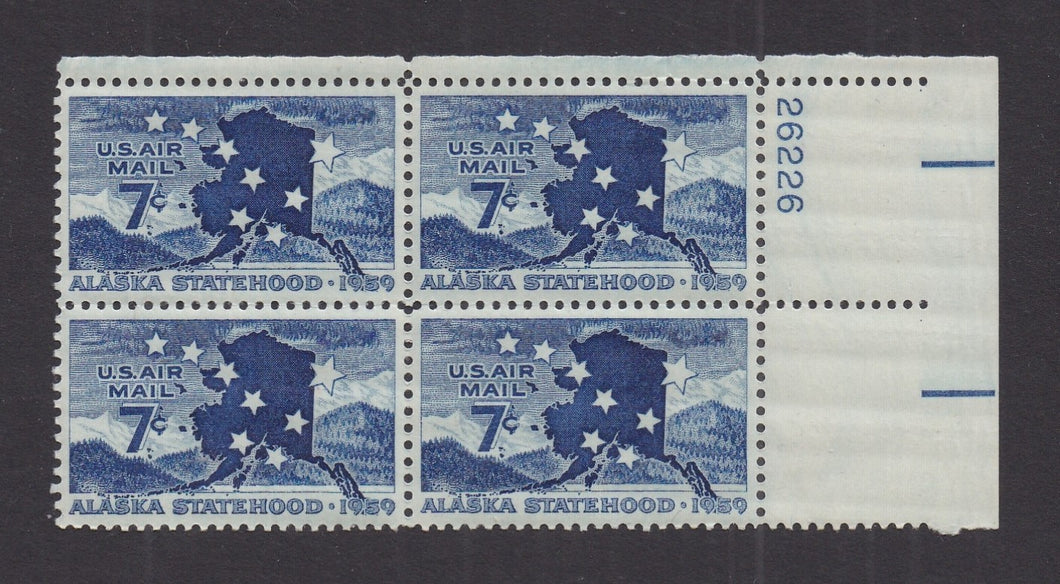 # C53 (1959) Alaska Statehood - PB, UR #26226, XF MNH