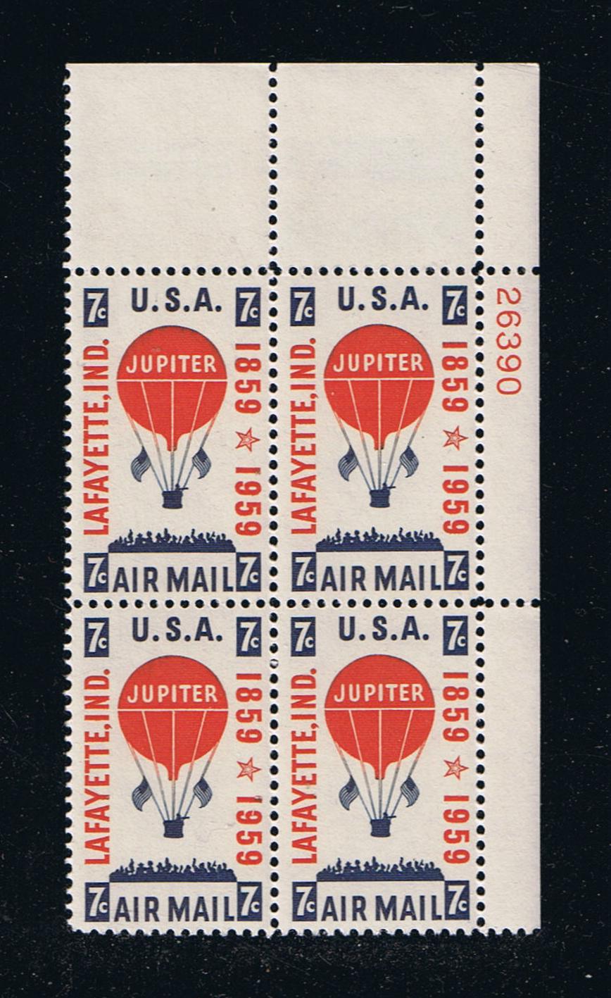 # C54 (1959) Hot Air Balloon - PB, UR #26390, MNH