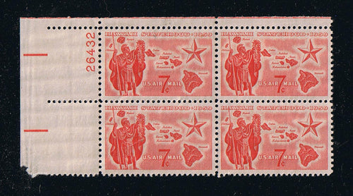 # C55 (1959) Hawaii Statehood - PB, UL #26432, MNH