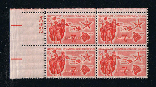 # C55 (1959) Hawaii Statehood - PB, UL #26434, MNH