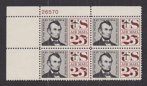 # C59 (1960) Lincoln - PB, UL #26570, MNH