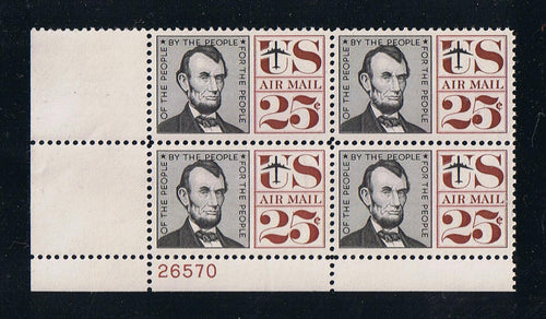 # C59 (1960) Lincoln - PB, LL #26570, MNH