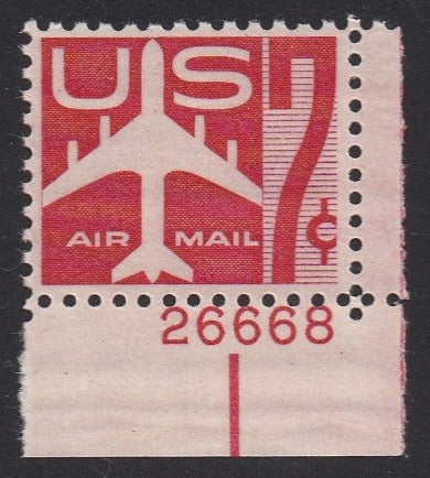 # C60 (1960) Jet Airliner - Plt sgl, LR #26668, MNH