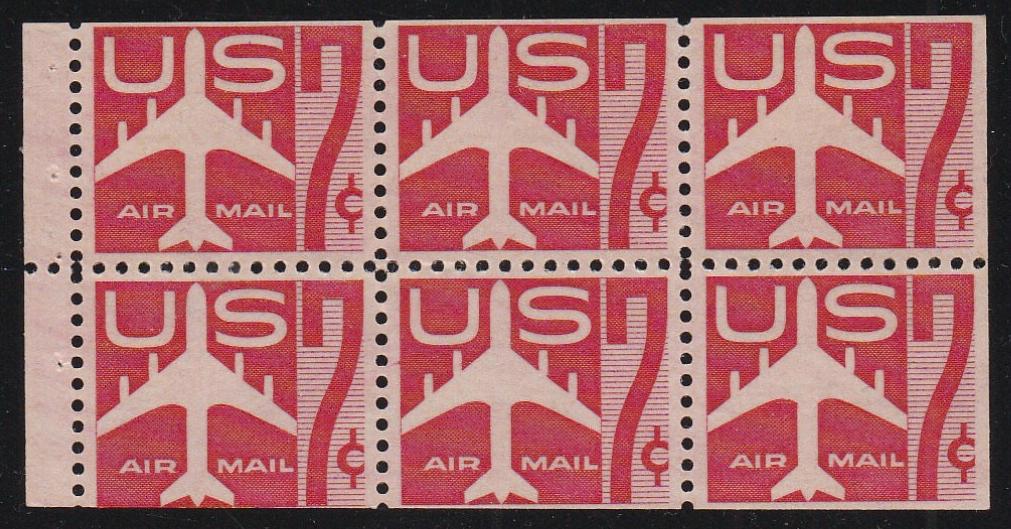 # C60a (1960) Jet Airliner - Bklt pane, F MNH