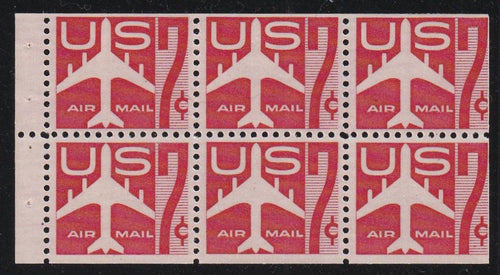 # C60a (1960) Jet Airliner - Bklt pane, MNH