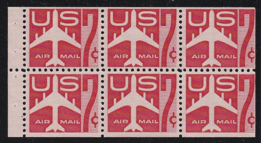 # C60a (1960) Jet Airliner - Bklt pane, MNH