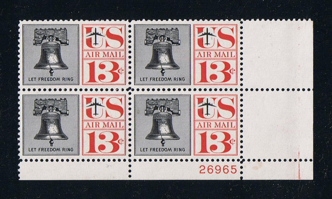 # C62 (1961) Statue of Liberty - PB, LR #26965, XF MNH