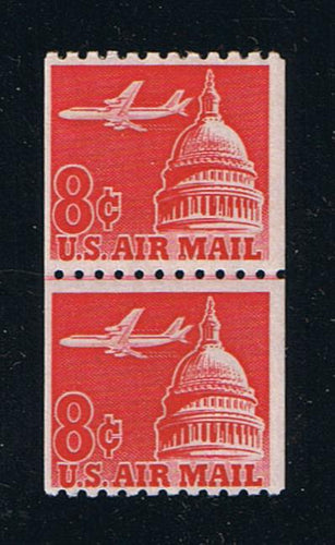 # C65 (1962) Airliner over Capitol - Coil LP, MNH