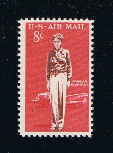 # C68 (1963) Earhart & Plane - Sgl, MNH