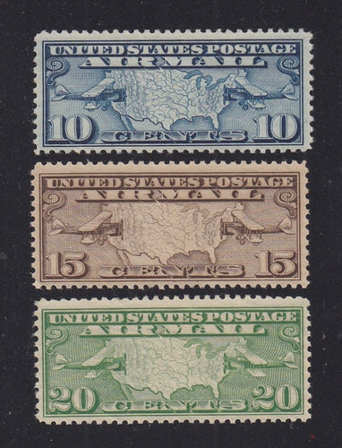 # C7-C9 (1926/27) Mail Planes - Sgls, Set/3, MNH [2]