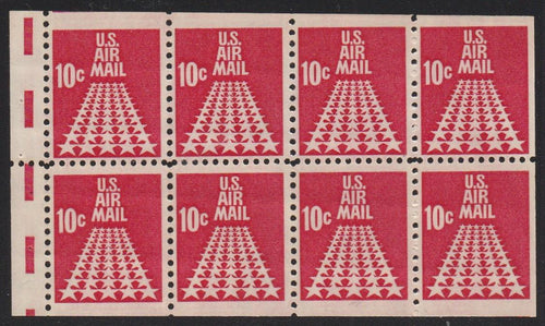 # C72b (1968) Star Runway, V EE - Bklt pane, MNH [1]
