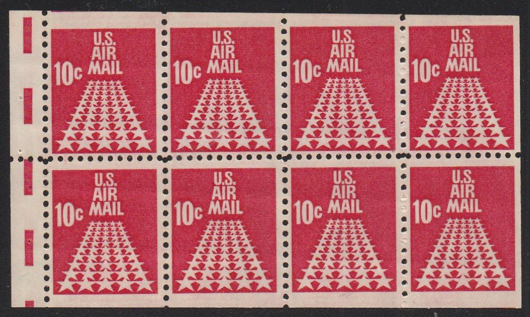 # C72b (1968) Star Runway, V EE - Bklt pane, MNH [1]