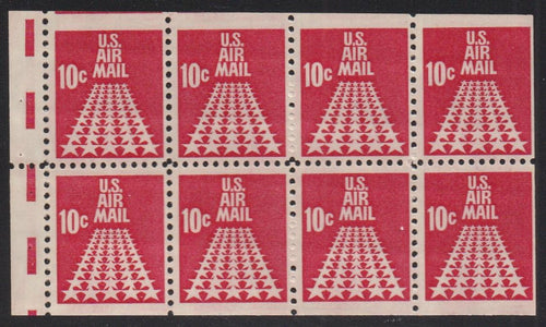 # C72b (1968) Star Runway, V EE - Bklt pane, MNH [2]