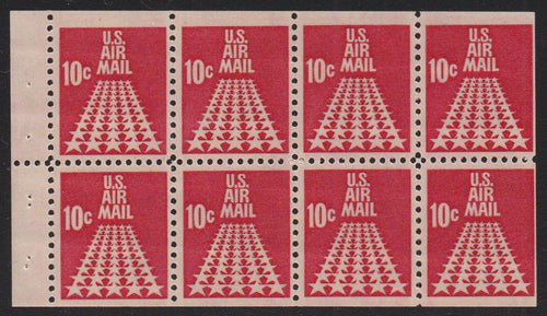 # C72b (1968) Star Runway - Bklt pane, MNH [2]