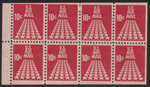 # C72b (1968) Star Runway - Bklt pane, MNH [3]