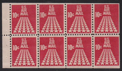 # C72b (1968) Star Runway - Bklt pane, MNH [4]