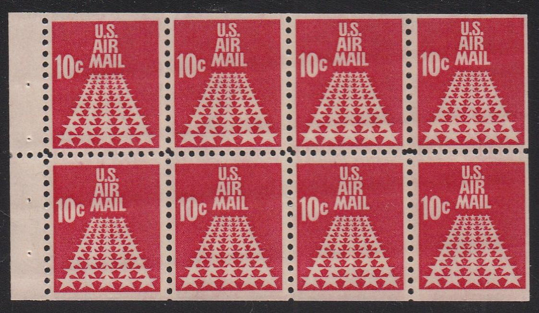 # C72b (1968) Star Runway - Bklt pane, MNH [4]