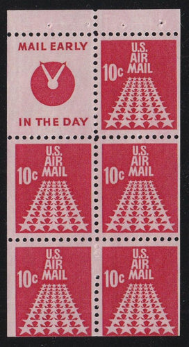 # C72c (1968) Star Runway, S4 - Bklt pane, MNH [1]