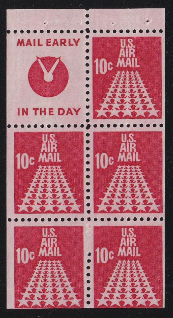 # C72c (1968) Star Runway, S4 - Bklt pane, MNH [1]