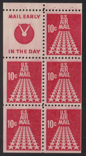 # C72c (1968) Star Runway, S4 - Bklt pane, MNH [3]