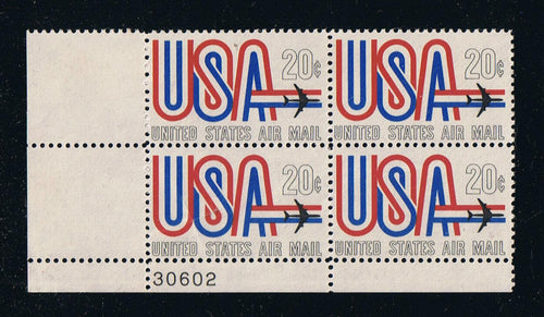# C75 (1968) USA & Jet - PB, LL #30602, MNH