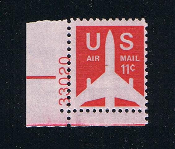 # C78 (1971) Jet Airliner - Plt sgl, LL #33020, MNH
