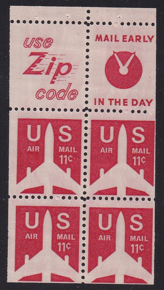 # C78a (1971) Jet Airliner - Bklt pane, MNH