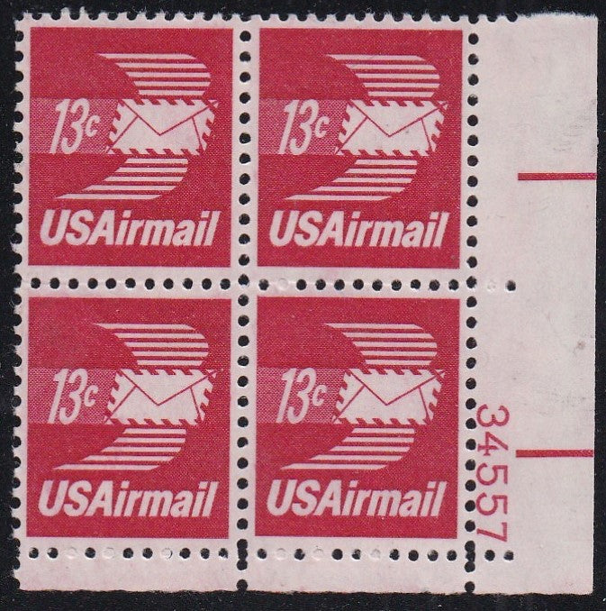 # C79 (1973) Winged Letter - PB, LR #34557, MNH