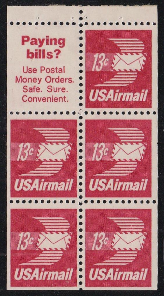 # C79a (1973) Winged Letter - Bklt pane, MNH [2]