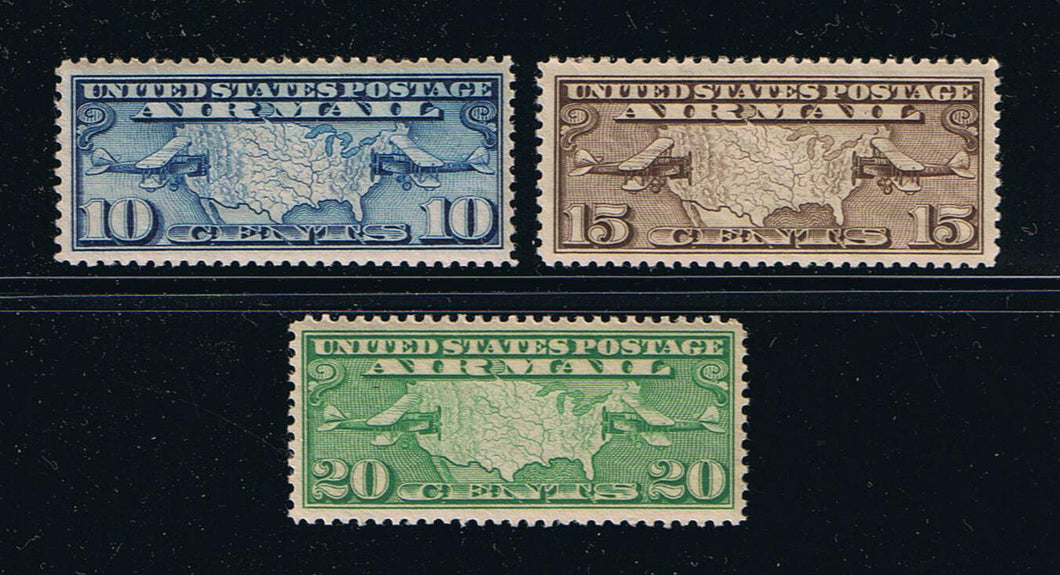 # C7-C9 (1926/27) Mail Planes Airmail - Sgls, Set/3, MNH [D]