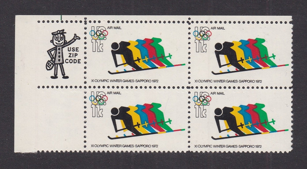 # C85 (1972) Olympics - Mr. Zip, BK/4, UL, MNH
