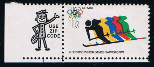 # C85 (1972) Olympics - Mr. Zip, sgl, LL, MNH