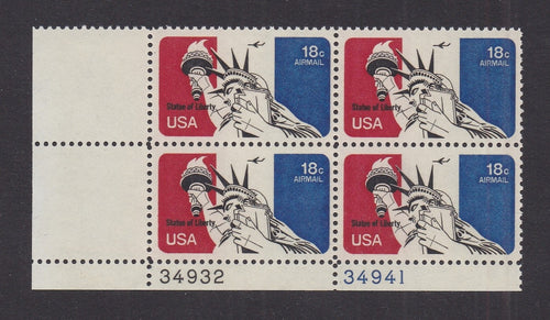 # C87 (1974) Statue of Liberty - PB, LL #34932/34941, MNH