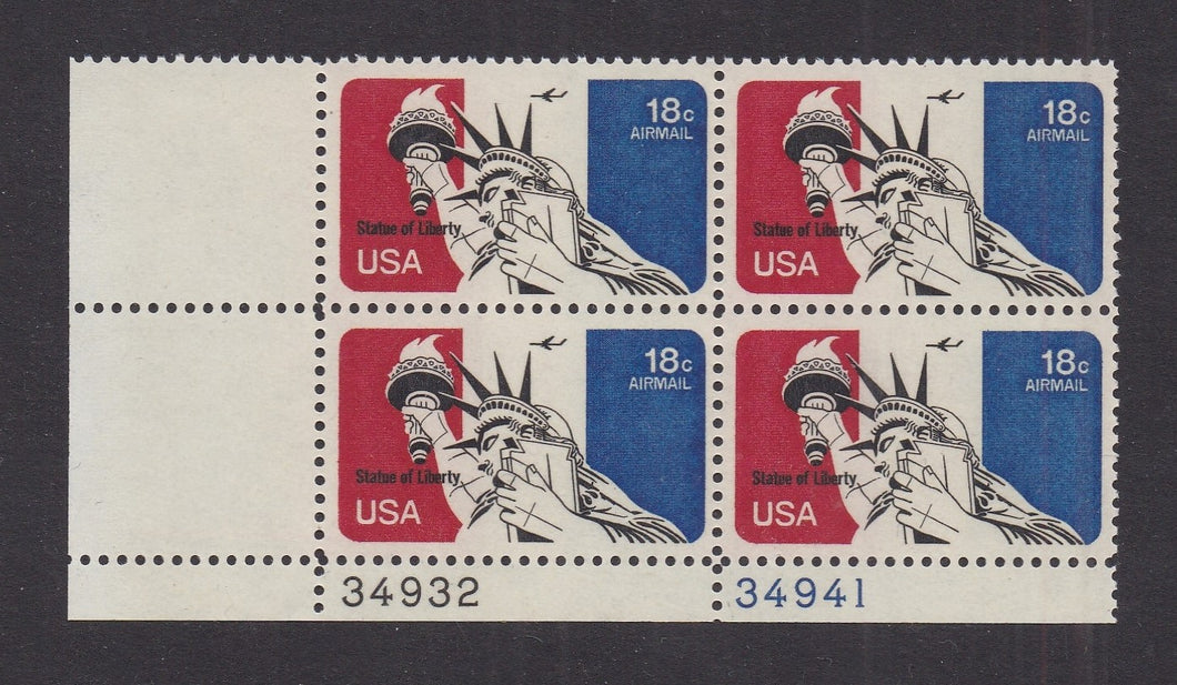 # C87 (1974) Statue of Liberty - PB, LL #34932/34941, MNH